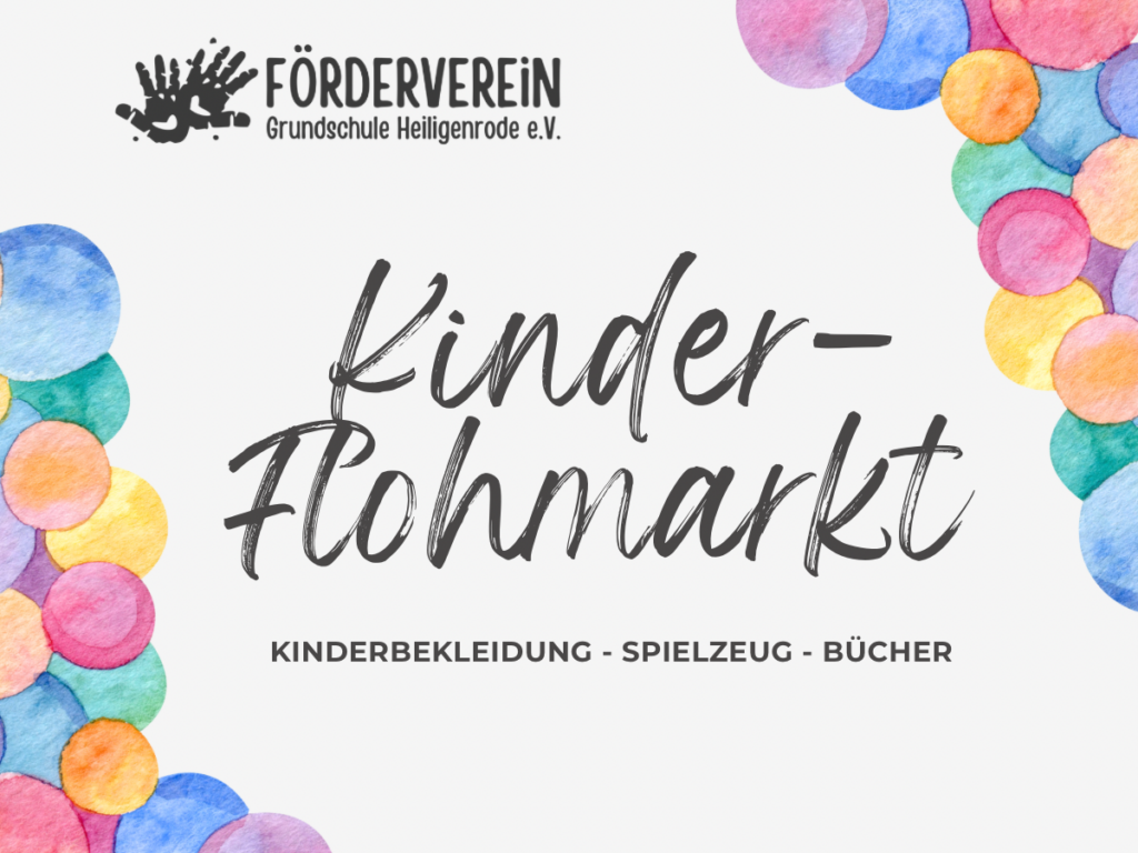 Kinderflohmarkt in der Grundschule Heiligenrode